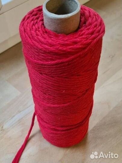 Хлопковый шпагат 4 мм, 149 метров