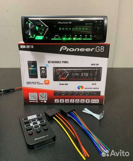 Процессорная Pioneer магнитола 1DIN/Новая