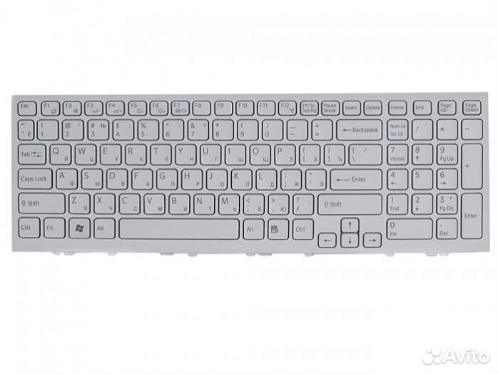 Клавиатура Sony VPC-EH белая (новая)