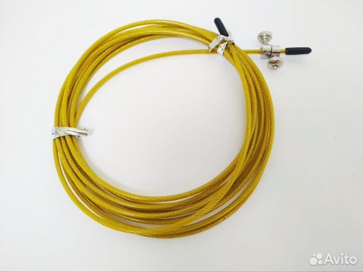 Скакалка трос с металлическими ручками