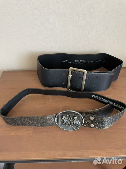 Ремень кожаный 2000-х годов