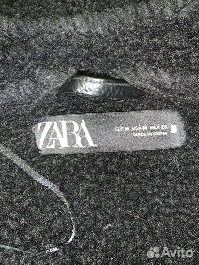 Дубленка авиатор Zara