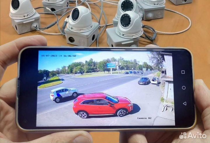 Комплект видеонаблюдения на 4 камеры