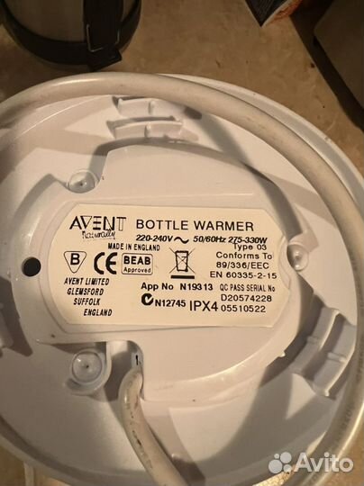 Подогреватель для бутылочек avent