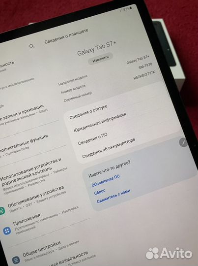 Samsung Tab S7+ 128Gb Wifi Рст (без симкарты )