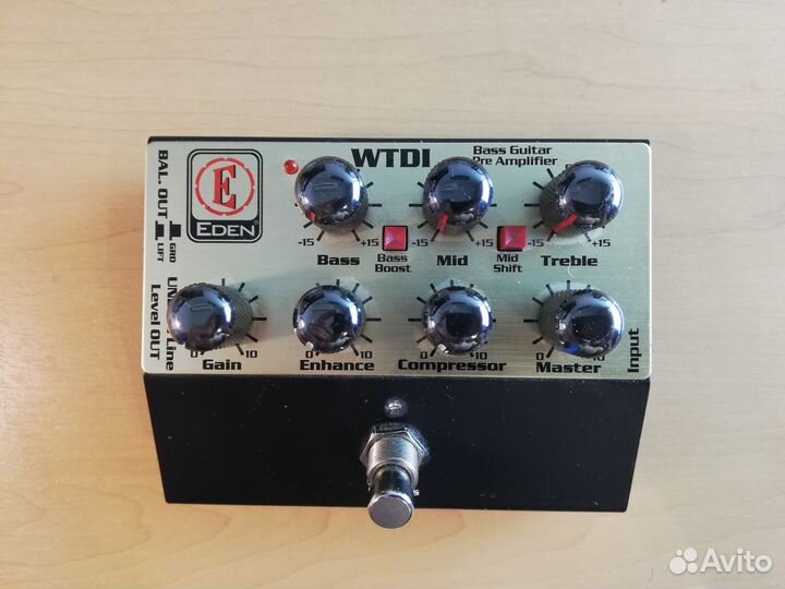 Eden wtdi басовый преамп директ-бокс Direct Input