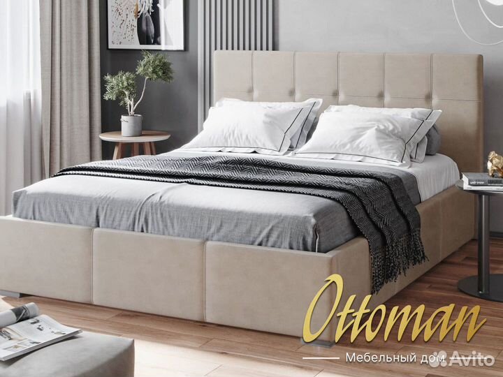 Кровать интерьерная 180х200 c матрасом