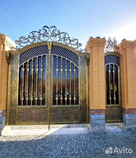Кованые ворота
