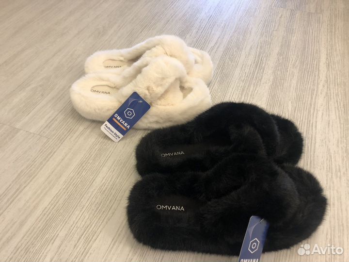 Тапочки женские меховые