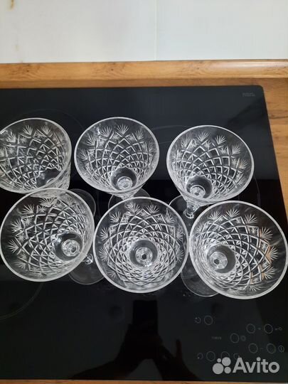 Фужеры хрустальные