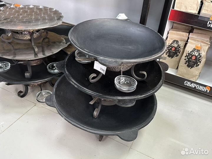 Крышка садж чугунная