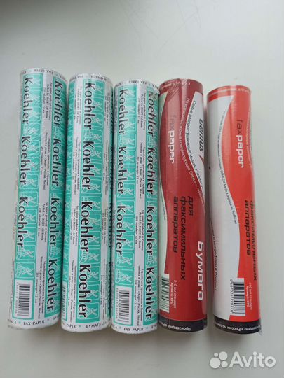 Бумага ролик для факса, пакетом 5 шт