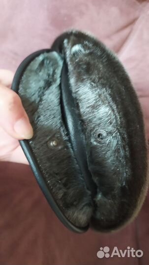 Меховая мужская кепка новая (нерпа)