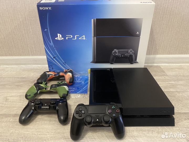 PS4+2 Оригинал.Геймпада,Игры