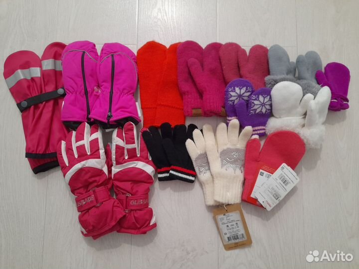 Перчатки, варежки, шарфы для девочки