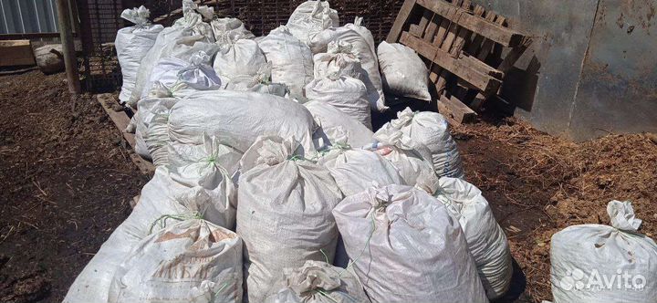 Навоз коровий в мешках