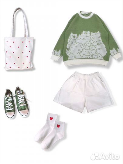 Белые шорты