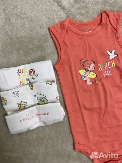 Боди майка комплект из четырех Германия 62/68