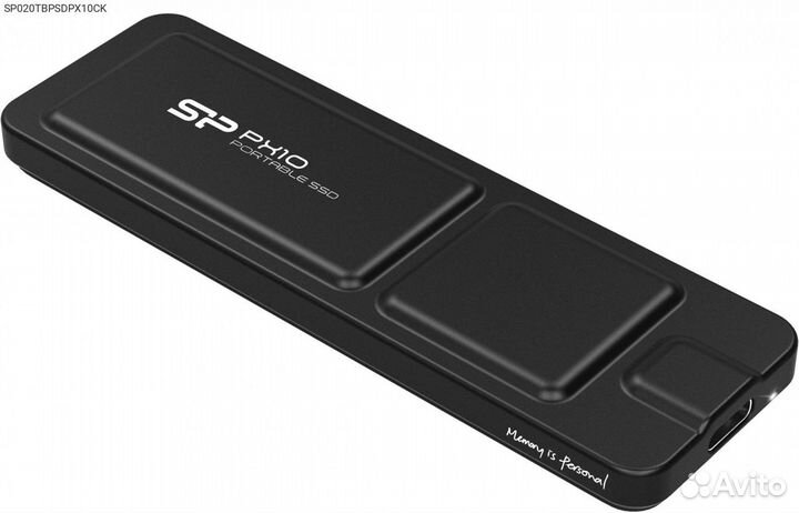 SP020tbpsdpx10CK, Внешний диск SSD silicon power P