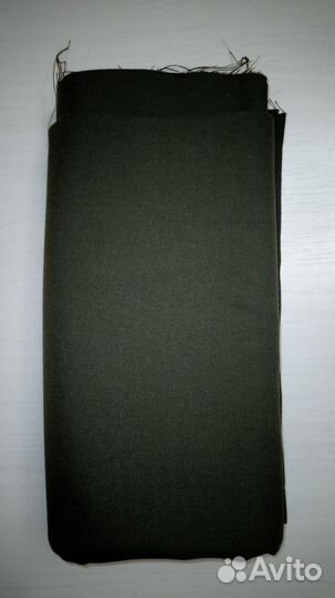 Отрез ткани шерсть СССР зеленая