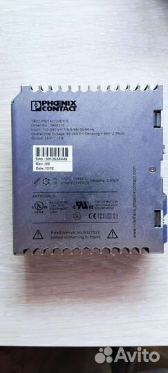 Блок питания phoenix contact trio,quint-dc ups
