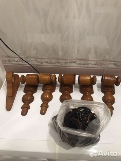 Декоративные заглушки для гардин СССР