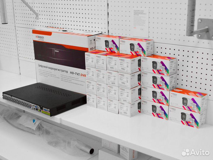 Наружное видеонаблюдение HiWatch 2MP ColorVu