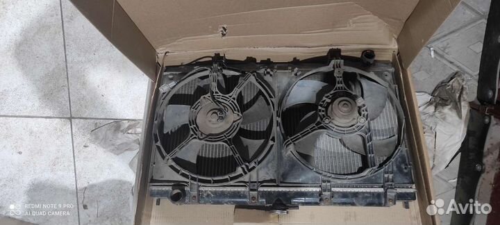 Радиатор охлаждения двигателя nissan primera