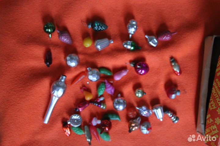 Елочные игрушки малютка набор СССР