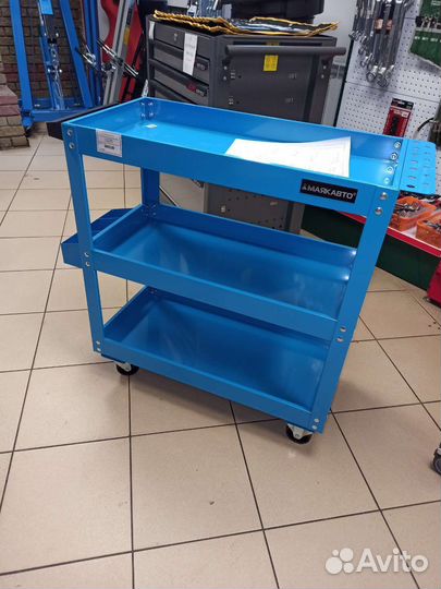 Тележка инструментальная 3-полочная