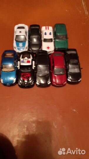 Машинки металлические модельки
