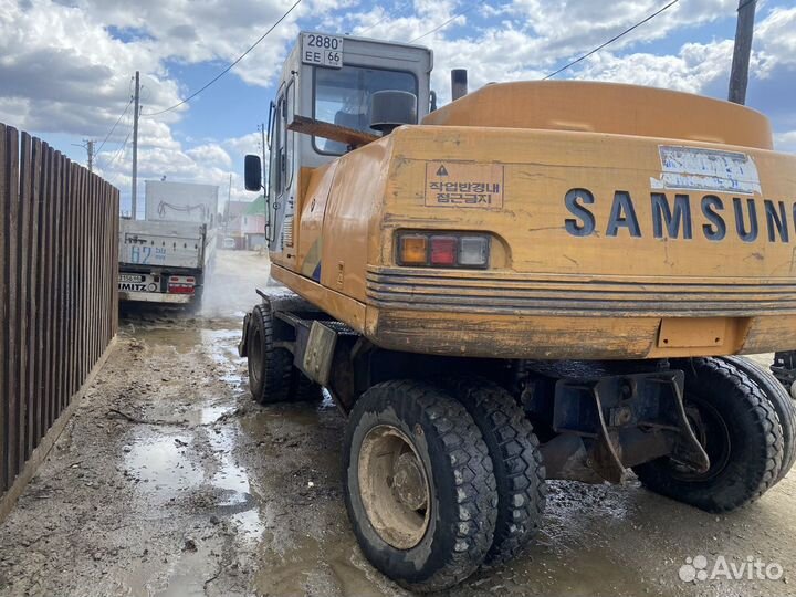 Колёсный экскаватор Samsung MX 202W, 1998