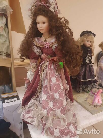 Кукла фарфоровая коллекционная ремеко