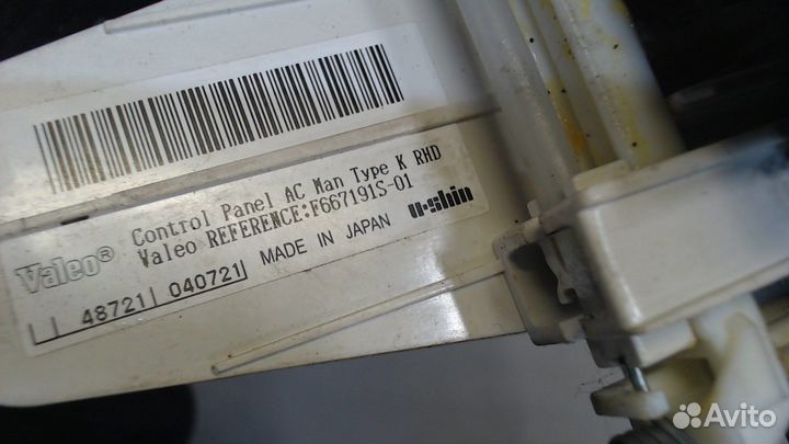 Переключатель отопителя Nissan Micra K12E, 2004