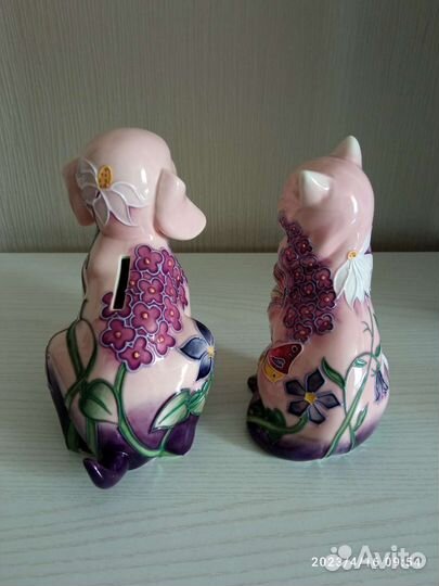 Статуэтка-копилка Собака, Кошка