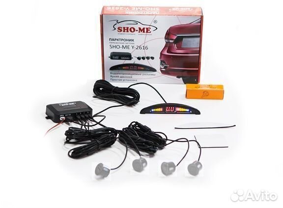 Парктроник цветной дисплей с цифровым Sho-me