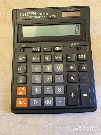 Калькулятор citizen sdc-444s