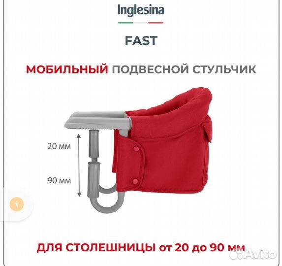 Новый стульчик для кормления Inglesina Fast