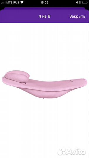 Анатомический матрас в автокресло