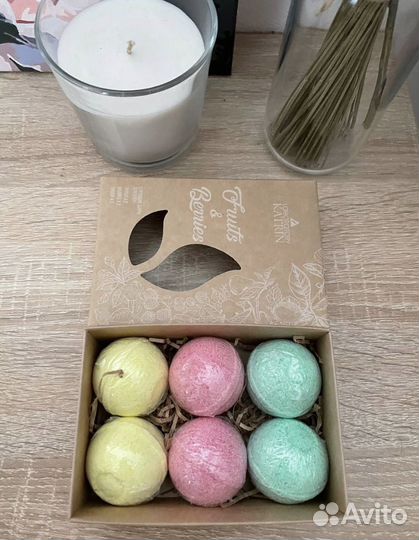 Подарочный набор бомбочек для ванн