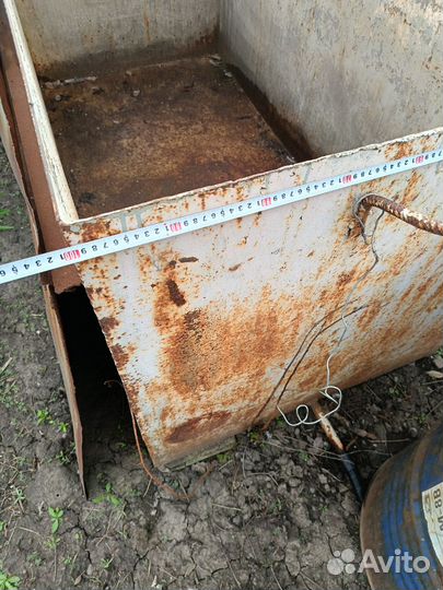 Емкость для воды металлическая бу