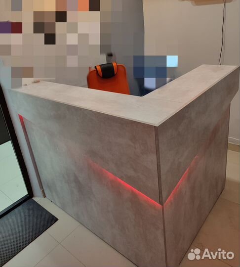 Стойка администратора, рецепшн с rgb -подсветкой