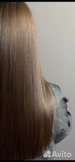 Кератиновое выпрямление волос