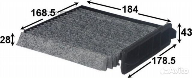 JS asakashi AC204C Фильтр салона nissan micra 03