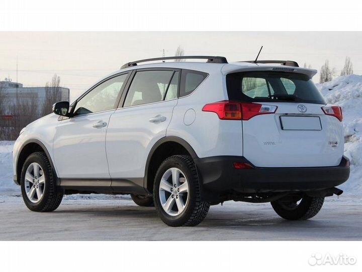 Рейлинги на крышу Toyota Rav4 IV 2012-2019 апс Чёр