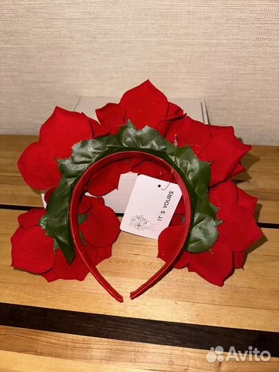 Ободок с цветами