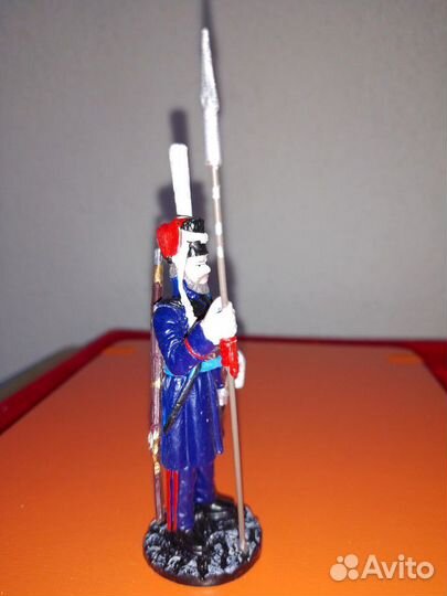 Модель солдатика Уральский казак оловянный