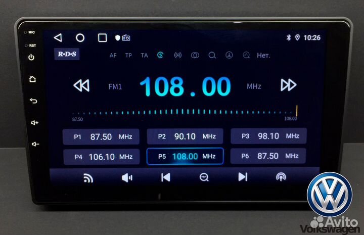 Магнитола на volkswagen android 4/64GB