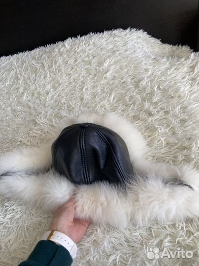 Шапка натуральный мех ушанка