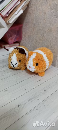 Игрушка морская свинка. Плюшевая морская свинка